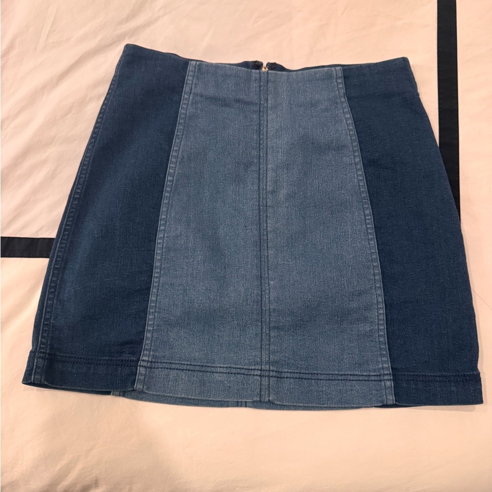 Free People Denim Mini Skirt